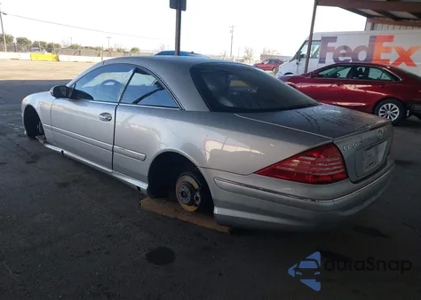 2004 Mercedes-Benz Cl 500 z USA, uszkodzony, nr VIN WDBPJ75J44A043342